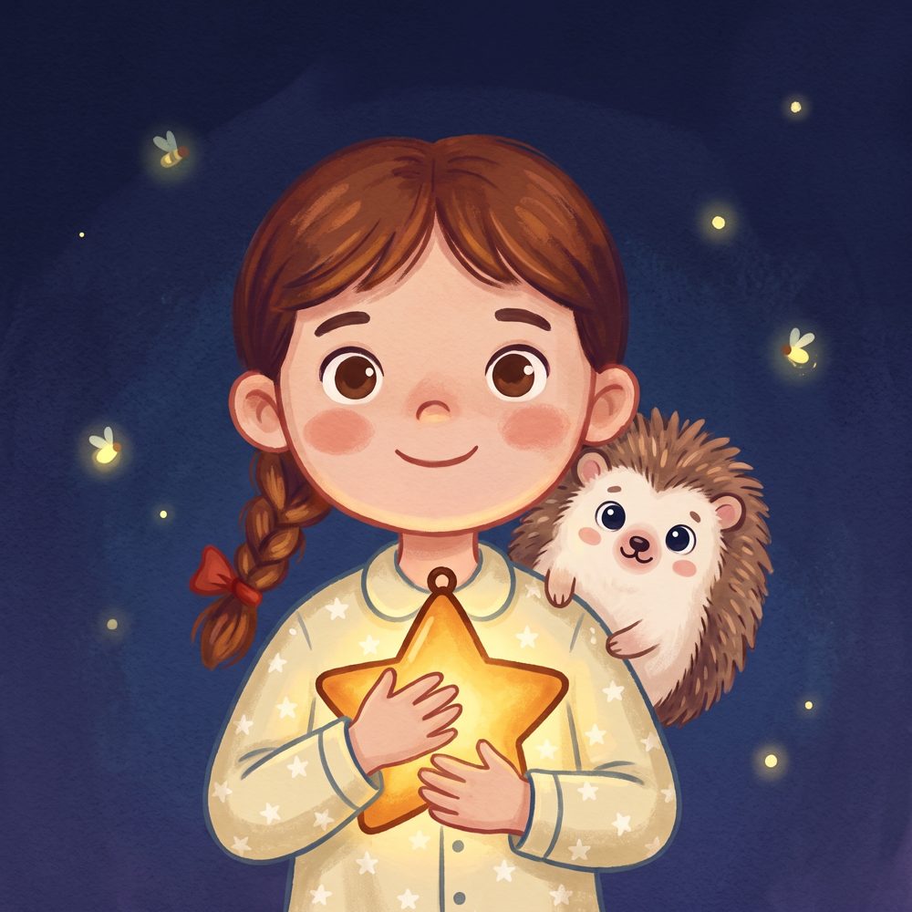 Zoja z zvezdno svetilko in ježkom